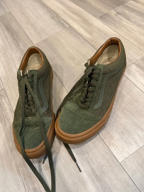 Vans Other - Green Suede Vans